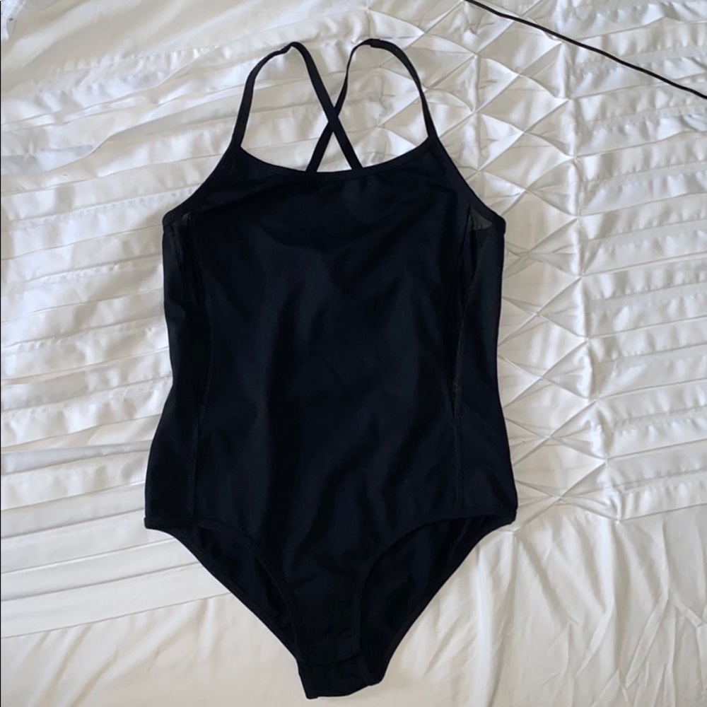Strappy Black Bodysuit